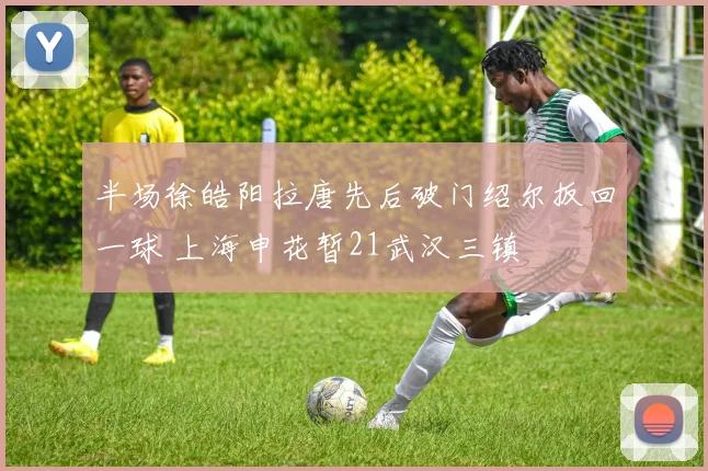 半场徐皓阳拉唐先后破门绍尔扳回一球 上海申花暂21武汉三镇